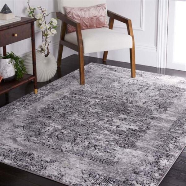 Safavieh 9 x 12 ft. Amelia Transitional Power Loomed Rectangle Rug Grey & Charcoal ALA271H-9 - main